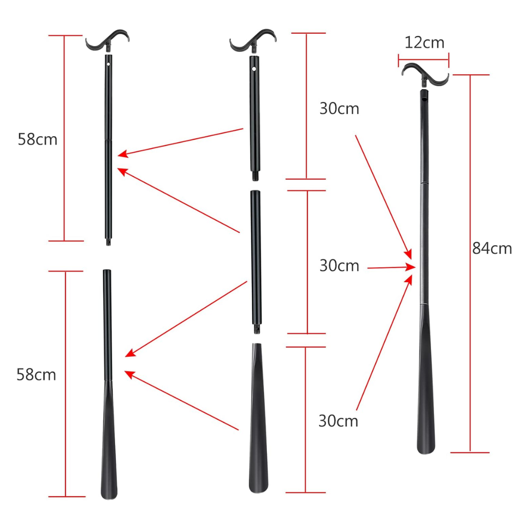 Chausse pieds télescopique multifonction