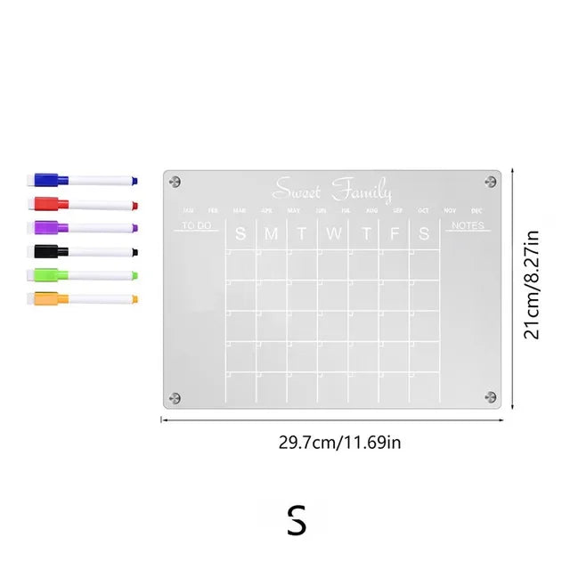 Calendrier magnétique  pour réfrigérateur